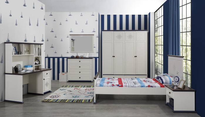 Kommode mit Spiegel Schubladen Holz Kommoden Jugendzimmer Sideboard