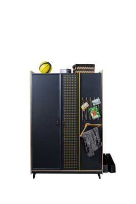 Schlafzimmer Kleiderschrank Design Jugend Kleiderschränke Blau Möbel Neu