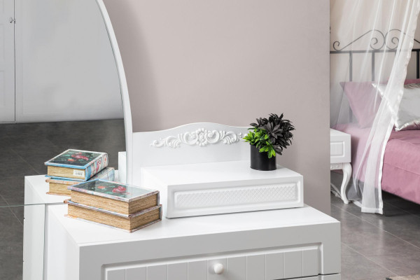 Bett Nachttisch Kommode 6 tlg.Schlafzimmer Modern Luxus Schlafzimmer
