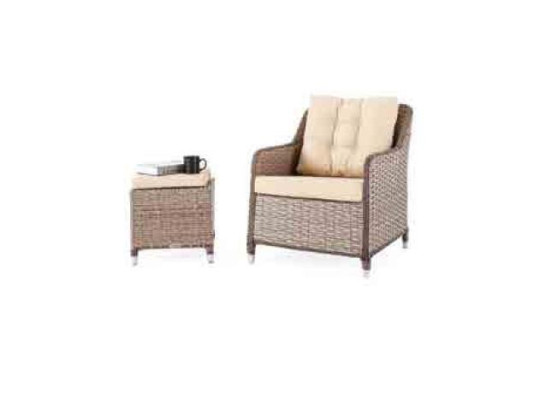 Moderne Gartenmöbel Tisch Sessel Hocker Veranda Sofa Garnitur 6tlg. Neu