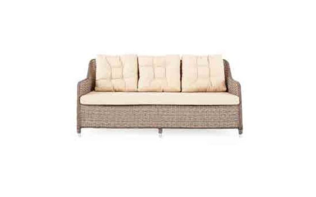 Moderne Gartenmöbel Tisch Sessel Hocker Veranda Sofa Garnitur 6tlg. Neu
