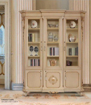 Wohnzimmer Vitrine Luxus Groß Schränke Vitrinen Holz Wohnzimmer Beige Barock