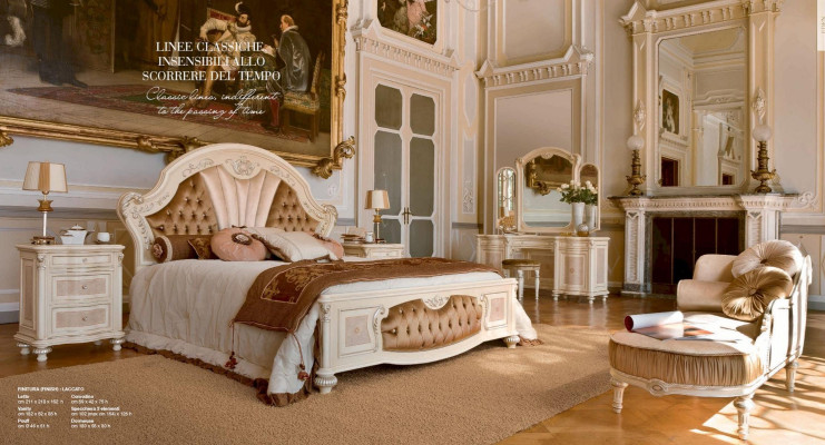 Chesterfield Bett Doppelbett Luxus Stoff Schlafzimmer Beige Betten 