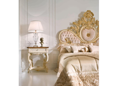 Nachttische Nachttisch Konsolen Beistell Tisch Nachtkonsolen Luxus Beige Barock