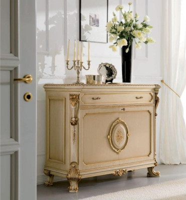 Sideboard Kommode Schränke Kommoden Holz Wohnzimmer Möbel Schrank Luxus Beige
