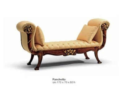 Chesterfield Chaiselounge Liege Chaise Stoff Barock Luxus Beige