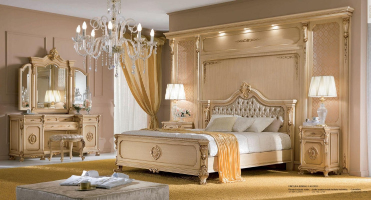 Nachttische Nachttisch Konsolen Beistell Tisch Schlafzimmer Holz Beige Luxus Neu