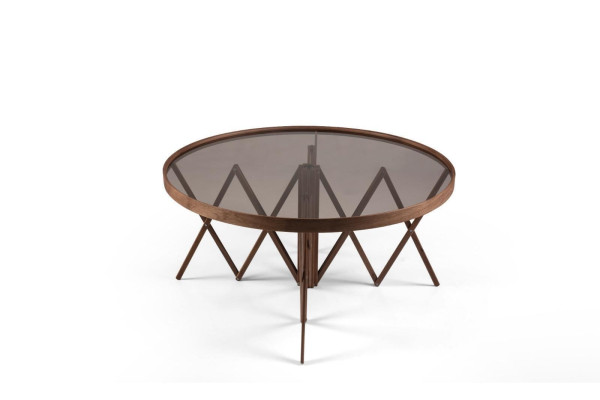 Designer Wohnzimmer Set 2x Couchtische Rund Kaffee Tisch Luxus Möbel