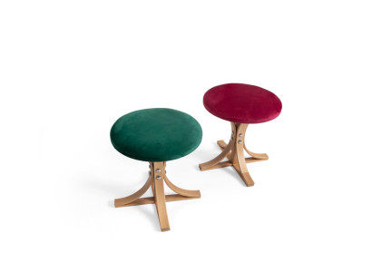 Designer 2x Hocker Komplett Einrichtung Modern Wohnzimmer Luxus Möbel