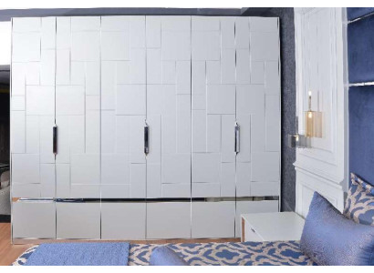 Kleiderschrank Weiß Schrank Schlafzimmer Holzschrank Modern Möbel