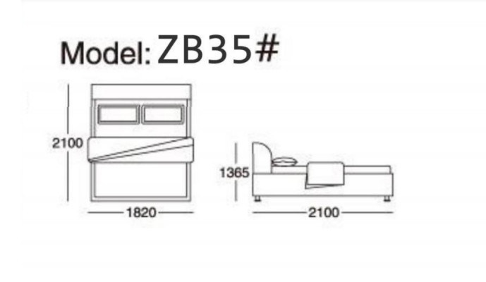 Bett Leder 2x Nachttisch 3 tlg. Schlafzimmer Set Möbel Modern Neu Luxury Betten