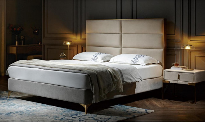 Bett Ehebett Design Luxus Luxur Polsterbett Designbett Textil Betten Doppelbett