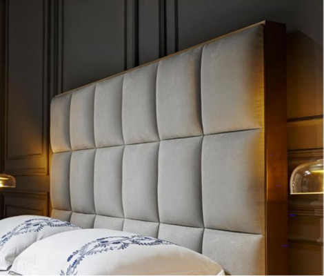 Design Bett Schlafzimmer Betten Textil Hotel Luxus Polster Sitz Stoff Möbel Neu