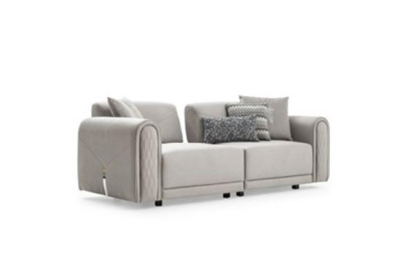 Luxus Sofa 4 Sitz Stoff Wohnzimmer Modernes Design Sofas Polster Couchen