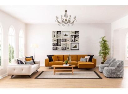 Sofagarnitur Couch Sofa Set 4tlg. Garnitur Sofas Couchen Möbel Einrichtung