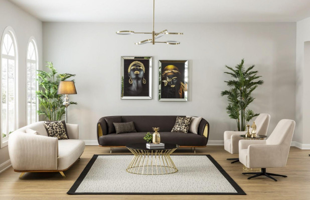 Viersitzer Couch xxl Möbel Wohnzimmer Couchen Sofa Polster Big Sofas