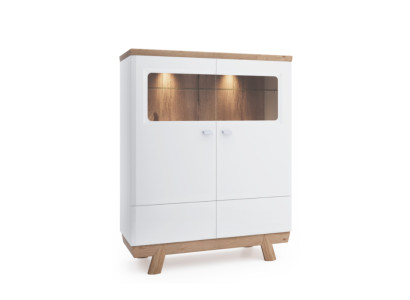 Vitrine Aktenschrank Schrank Vitrinen Büro Wohnzimmer Hochschrank Regal Neu ASKB