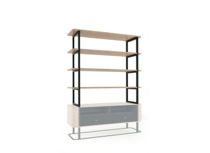 Regal Regal Aufbewahrung Wohnwand Aktenschrank Büro Office Schrank