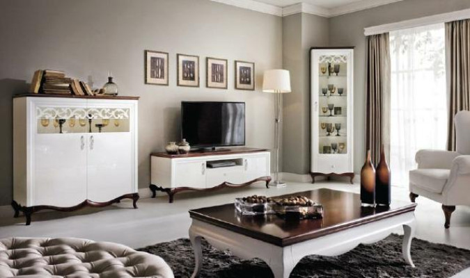 Echtholz Handarbeit Klassische Tische Tisch Couchtisch Beistell Neu - Model MI-2