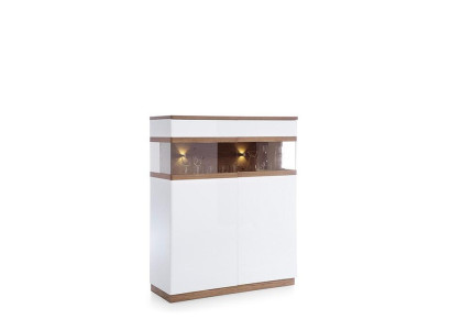 Luxus Glas Vitrine Holz Designer Schrank Vitrinen Regal Schränke Regale Möbel