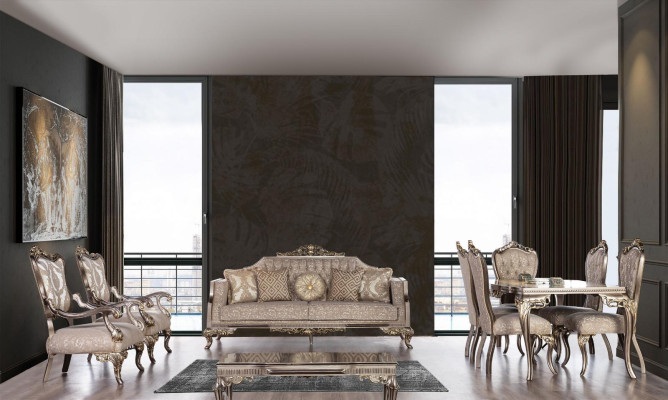 Klassische Couch Luxus Sofa Polster Möbel Couchen Einrichtung Barock