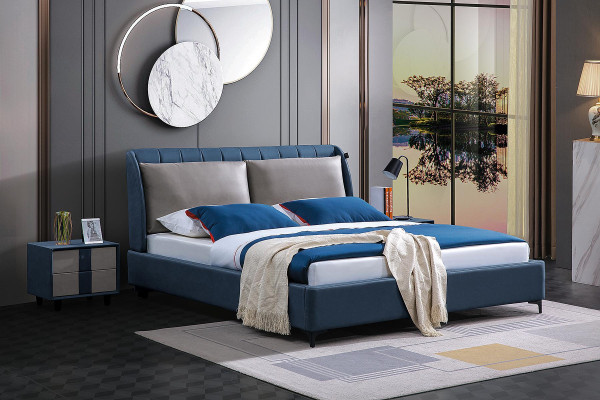 Luxus Holz Bett Ehe Doppelbett Betten Design Polster Schlafzimmer 180x200 Neu