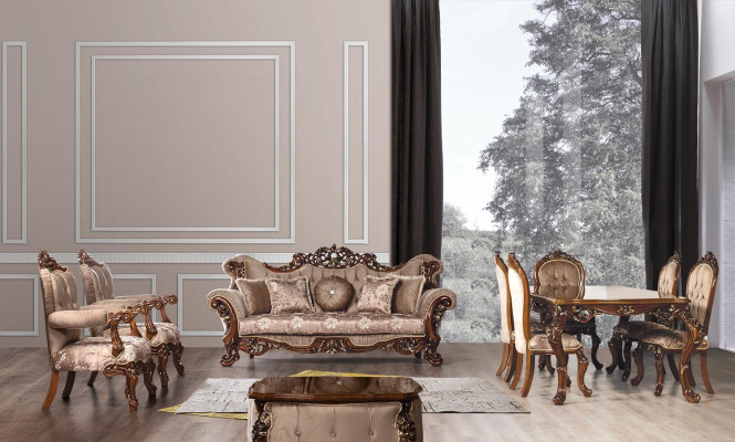 Sessel Thron Stuhl Couch Barock Stühle Möbel Einrichtung Samt Gold