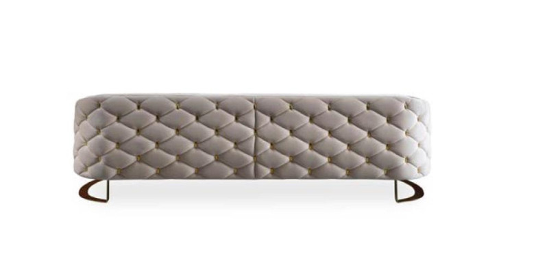 Ovale Couch Dreisitzer Couchen Möbel Sofa Einrichtung Wohnzimmer Sofas