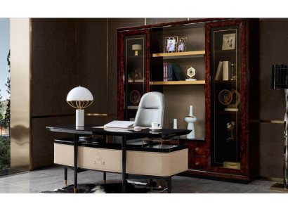 Design Schrank Bücherschrank Vitrine Aktenregal Office Einrichtung Regal