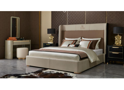 Bett Schlafzimmer Set Design Möbel Luxus Betten 2x Nachttisch 3tlg Bettgestell