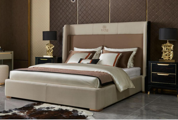 Bett Schlafzimmer Set Design Möbel Luxus Betten 2x Nachttisch 3tlg Bettgestell