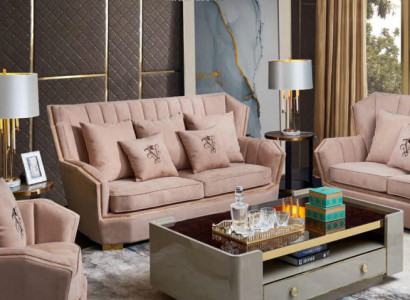 Wohnzimmer Couch Polster Sitz Garnitur 3er Sofas 3 Sitzer Sofa Stoffsofa Möbel