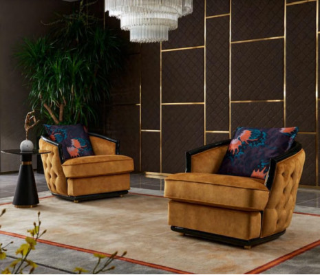 Design Sessel Textil Luxus Fernseh Couch 1 Sitzer Sofa Relax Lounge Club Polster