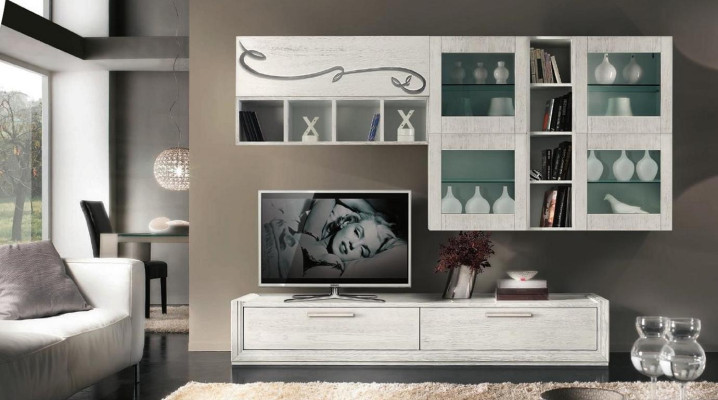 rtv Wohnwand TV Wand Anbauwand Wohnzimmer Möbel Wohnwände Schrank Regal Luxus
