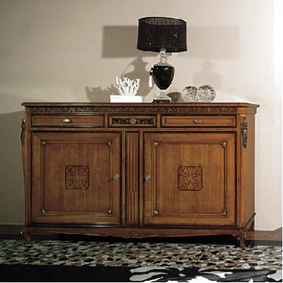 Kommode Wohnzimmer Kommode Schubladen Holz Sideboard Schrank Schränke Massiv