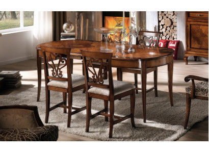 Möbel Einrichtung Gruppe Tisch + 4 Stuhl Set 5tlg. Esstisch Garnitur Esszimmer