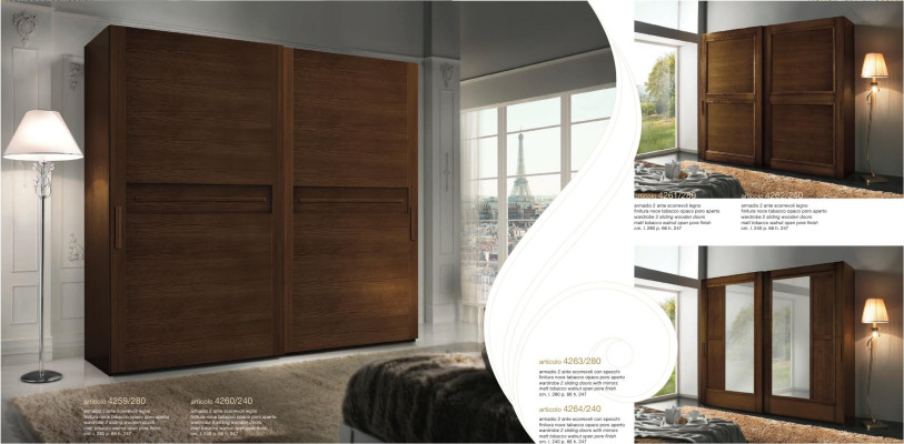 Schränke Kleider Kleiderschrank Schrank Luxus Schwebetüren Design Holz Modern