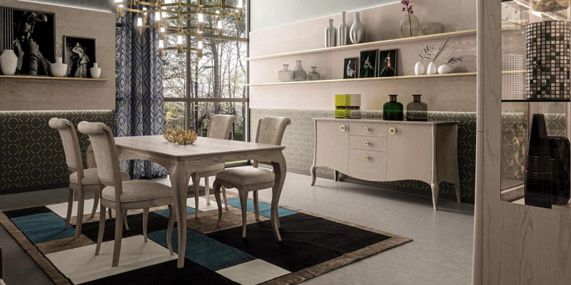 Kommode Sideboard Regal Schrank Regale Massiv Holz Möbel aus Italien Schränke