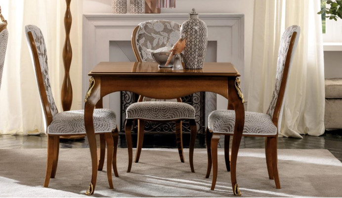 Italienische Esstische Tisch Holz Tische Möbel Esstisch Antik Stil Massivholz