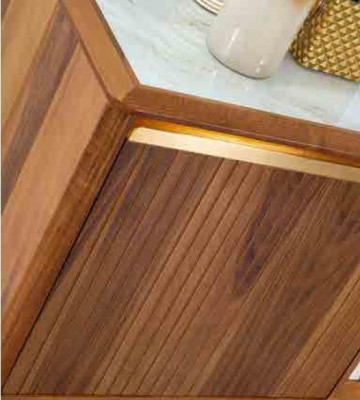 Sideboard Kommoden Set Italienische Möbel 2tlg. Schrank Holz Kommode mit Spiegel