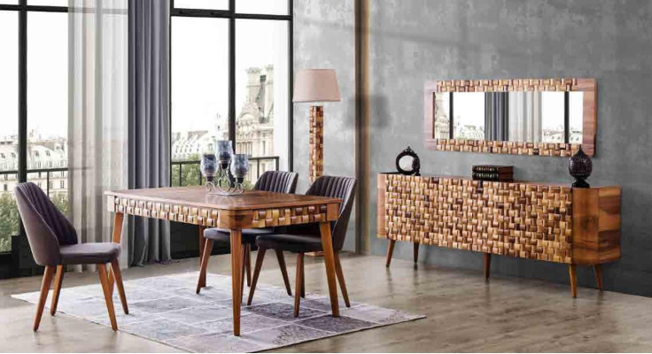 Sideboard tv Schrank Fernseh Kommode Lowboard Holz Modern Stand Wohnzimmer rtv