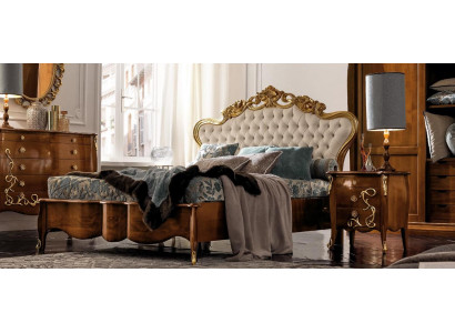 Betten Garnitur Bett Luxu Klassisches Schlafzimmer Hotel Bett Barock Möbel Holz