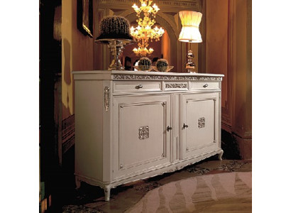 Klassische Antik Stil Kommode Sideboard Kommoden Holz Schrank Anrichte Weiß Neu