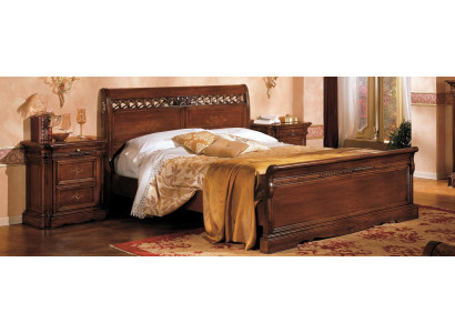 Doppelbett Massivholz Schlafzimmer Möbel Design Bett Möbel Vaccari cav giovanni