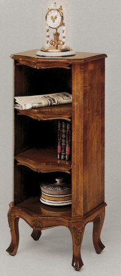 Regal Bücherregal Holz Schränke Design Barock Stil Vitrine Bar Schrank Massiv