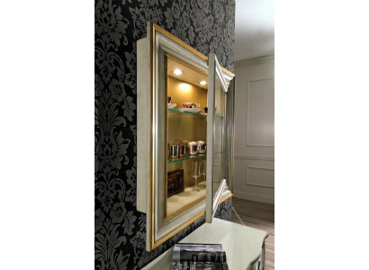 Wandvitrine Schrank Klassische Vitrinen Wohnzimmer Wohnzimmer Schränke Anrichte