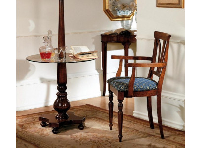 Esszimmer Stühle Luxus Sessel Stuhl Holz Braun Lehnstuhl Wohnzimmer Möbel Neu