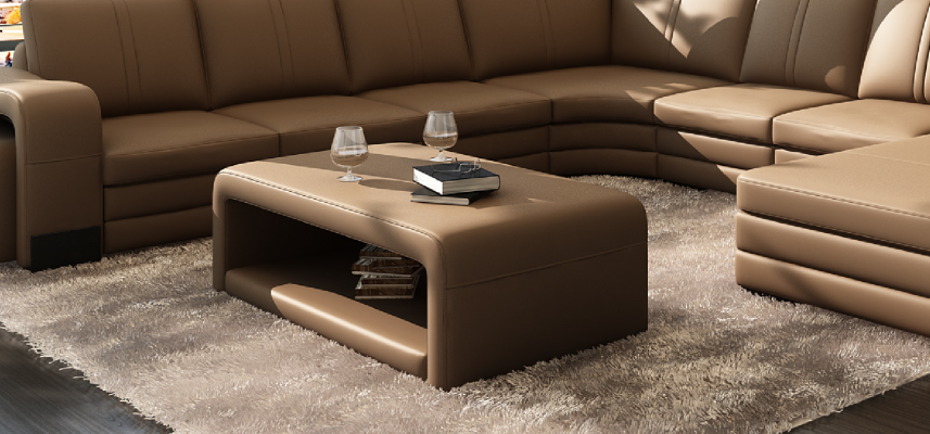 Design Modern Couchtisch franco Tische Wohnzimmer Tisch Gepolstert