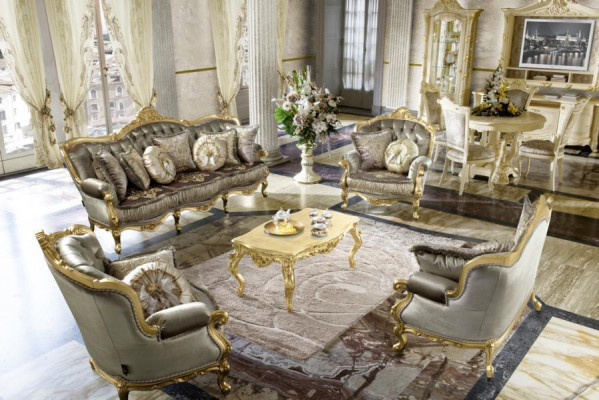 Sofa Sofagarnitur 3 2 1 1 Sitzer Relax Couch Polstergarnitur Designer NeuTextil