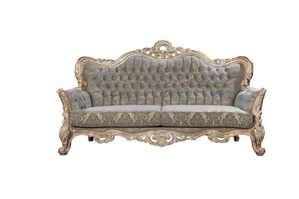 Chesterfield Sofagarnitur 3+3+1+1 Sitz Couchtisch Klassische Sofa Polster Sitz